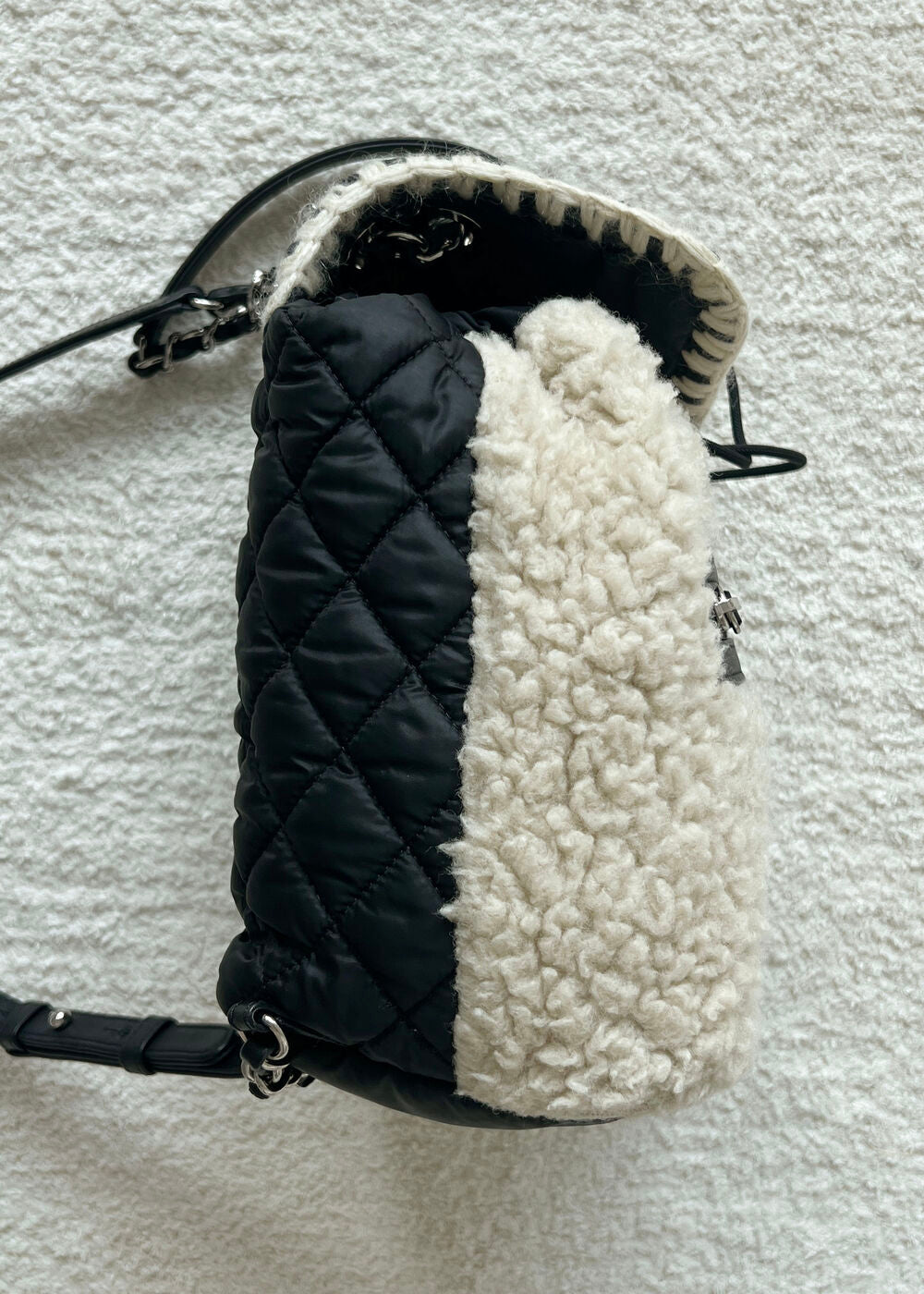 CHANEL COCO NEIGE SHEARLING BACKPACK