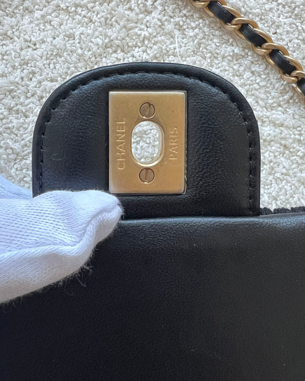 CHANEL LIMITED TWEED FLAP BAG