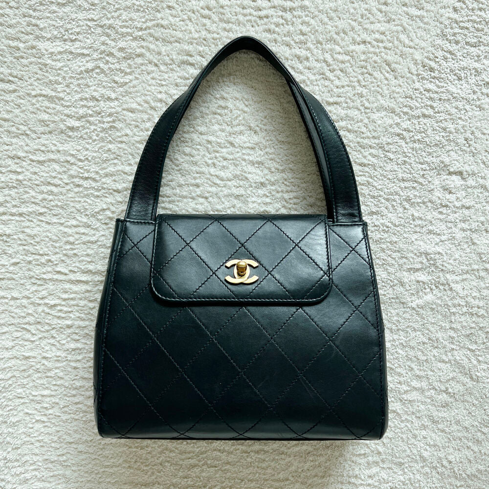 CHANEL 90'S VINTAGE TURN-LOCK KELLY BAG