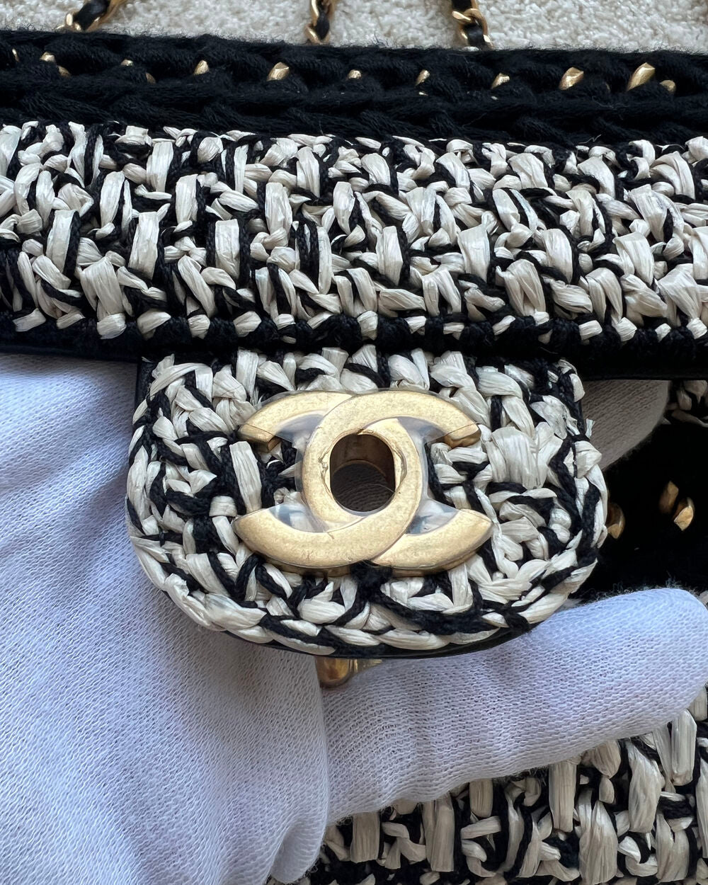 CHANEL LIMITED TWEED FLAP BAG