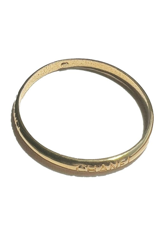 CHANEL VINTAGE LOGO BANGLE