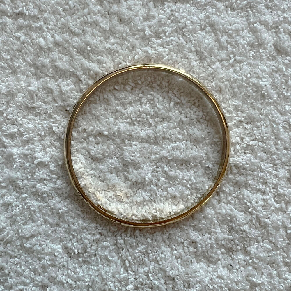 CHANEL VINTAGE LOGO BANGLE