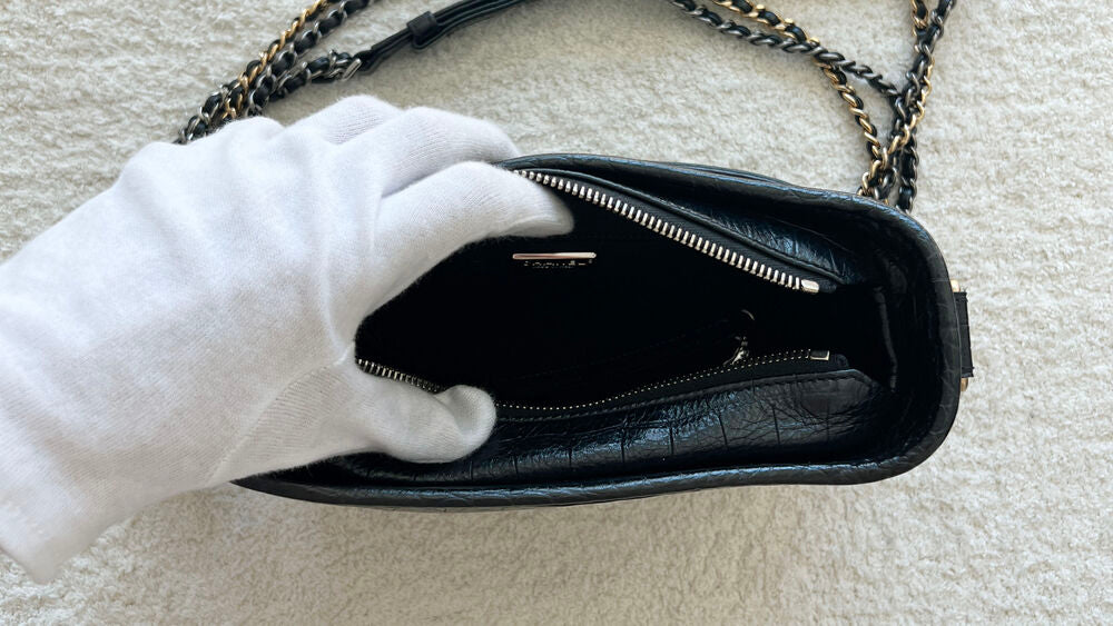 CHANEL GABRIELLE HOBO CROCODILE SMALL BAG