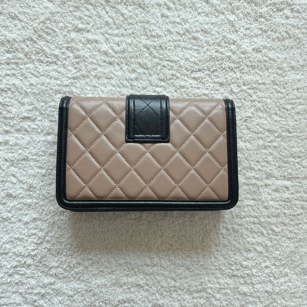 CHANEL TWO-TONE FLAP WOC