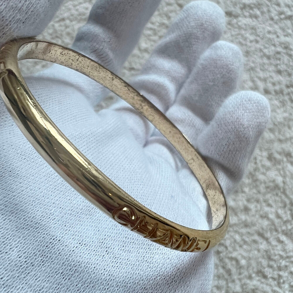 CHANEL VINTAGE LOGO BANGLE