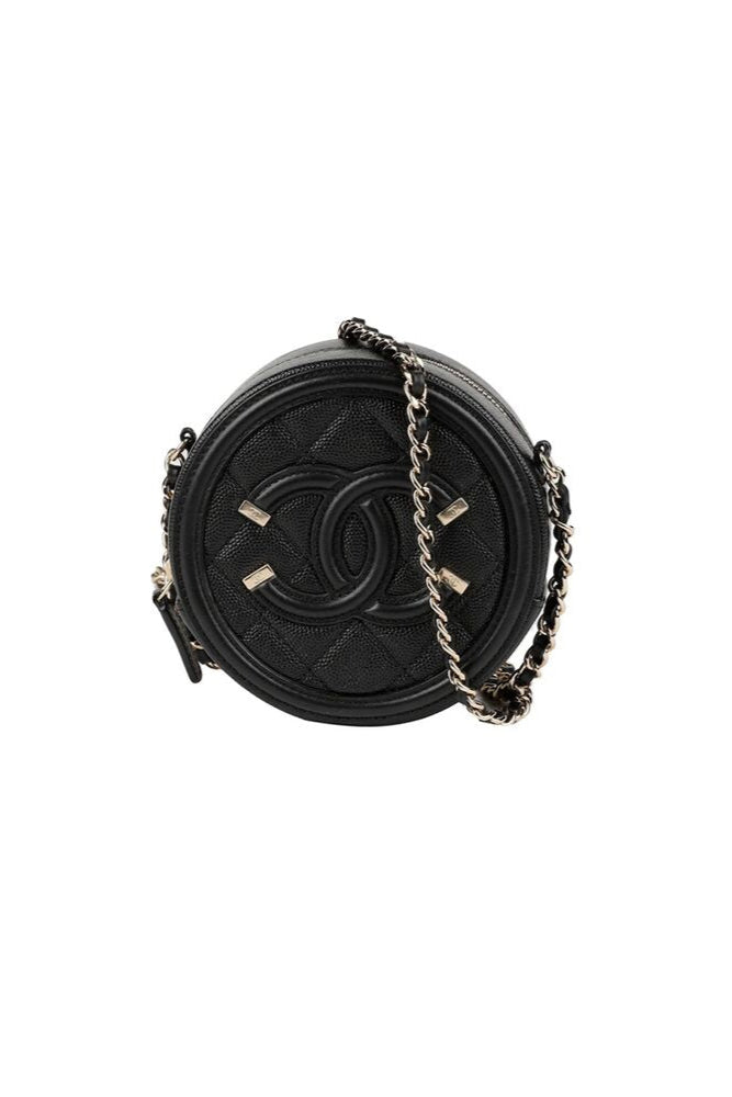 CHANEL CAVIAR MINI ROUND BAG