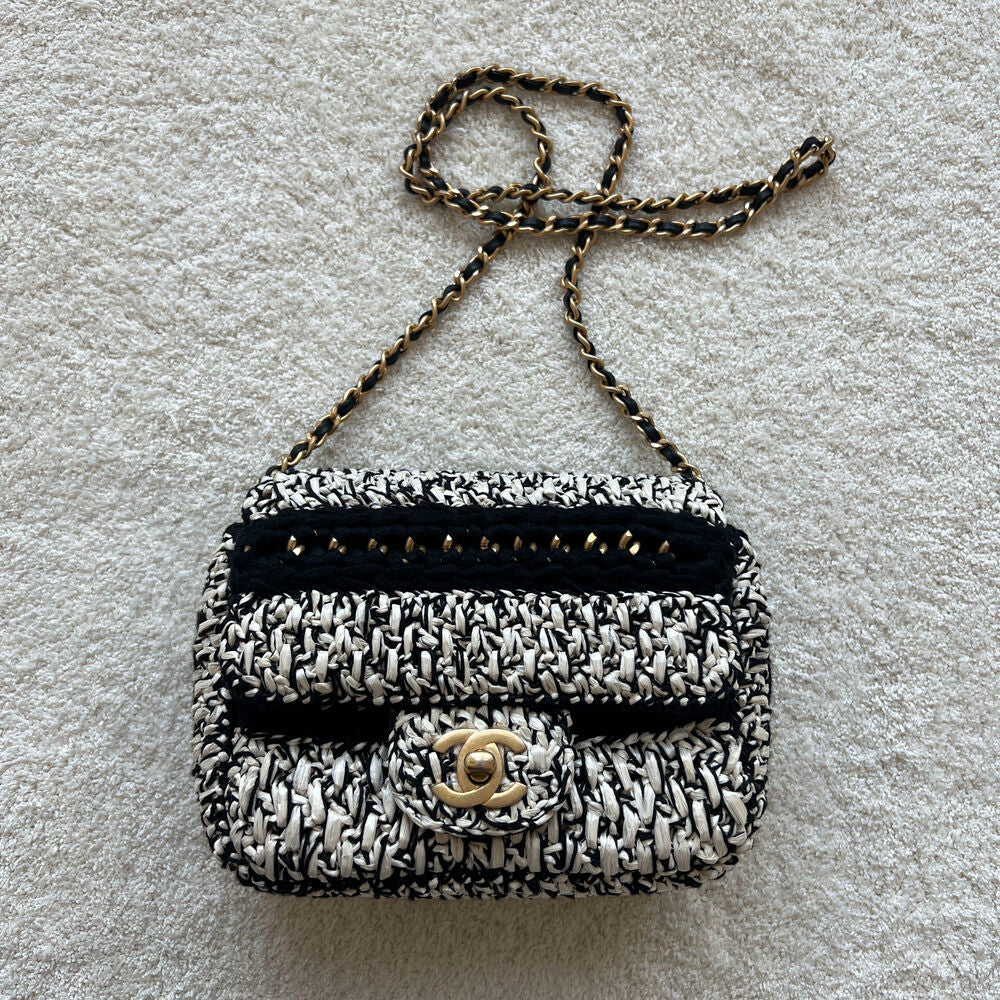 CHANEL LIMITED TWEED FLAP BAG