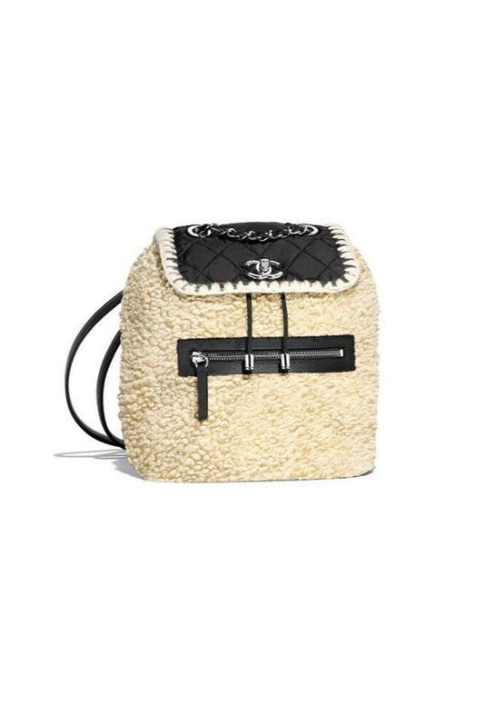 CHANEL COCO NEIGE SHEARLING BACKPACK