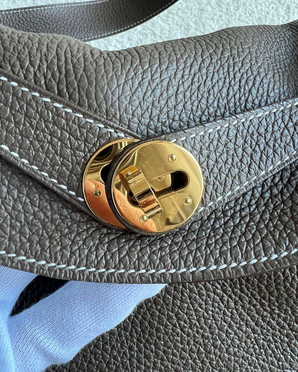 HERMÈS LINDY 30 ÉTOUPE