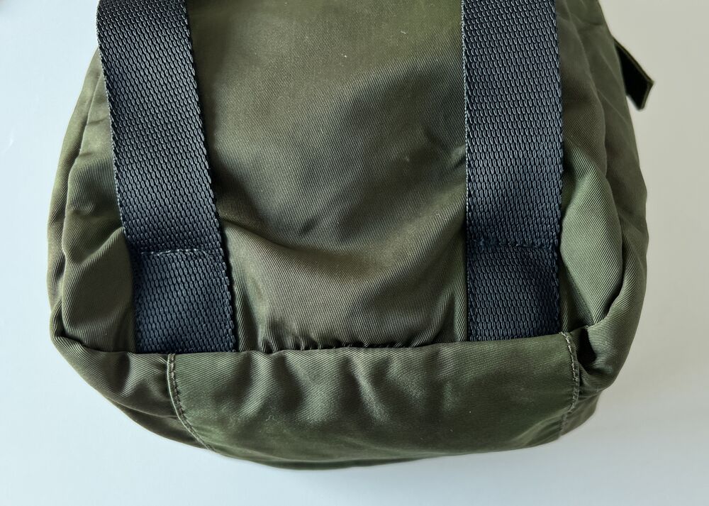 PRADA KHAKI POCONO NYLON MINI BACKPACK