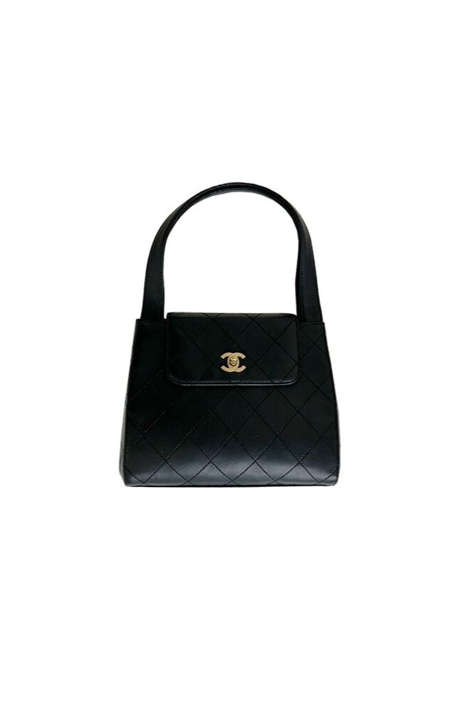 CHANEL 90'S VINTAGE TURN-LOCK KELLY BAG