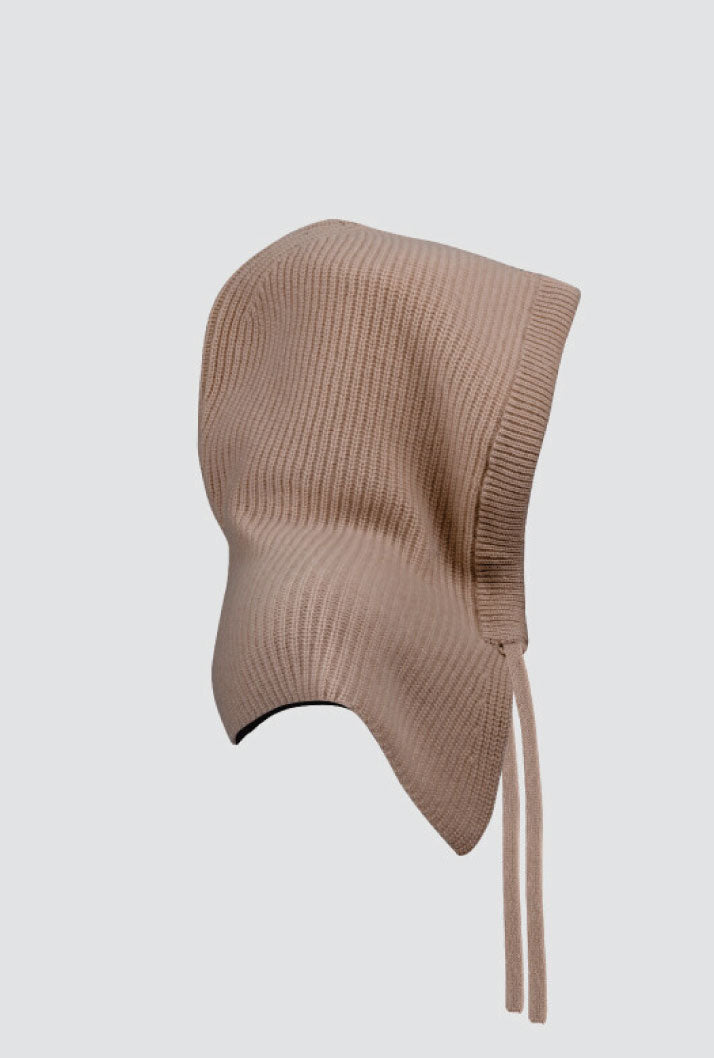 PEOPLE OF THE WORLD PURE CASHMERE 100 BALACLAVA BEIGE