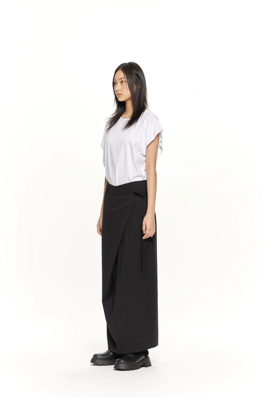 GDeL SIDE STRAP MAXI SKIRT