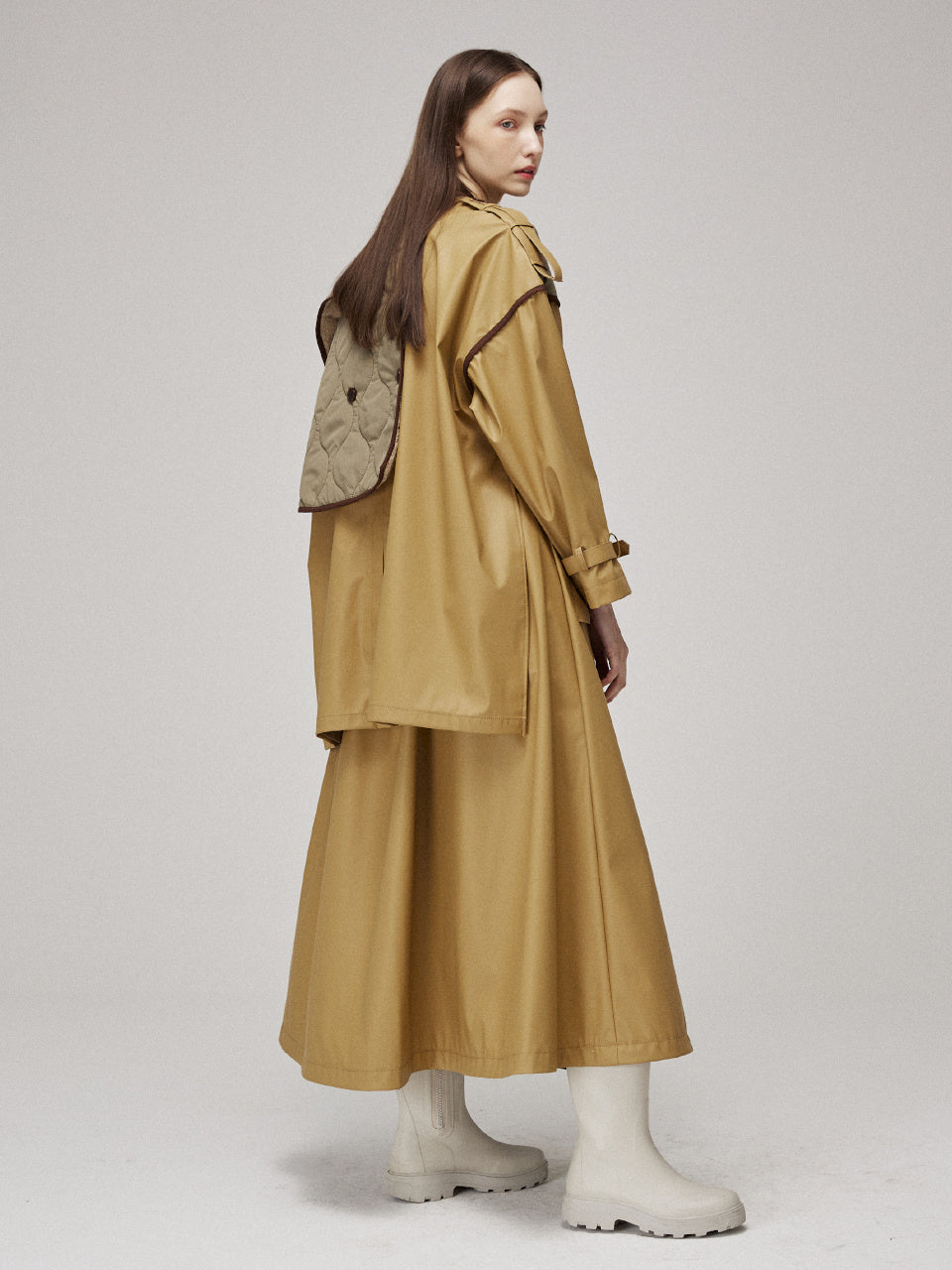 MMAM QUILTING SIGNATURE TRENCH COAT 