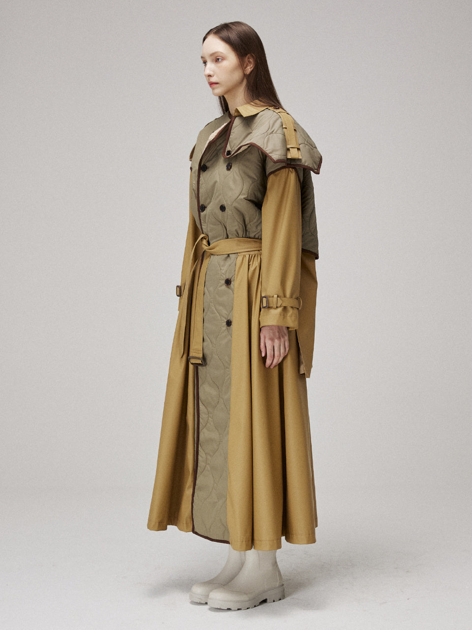 MMAM QUILTING SIGNATURE TRENCH COAT 