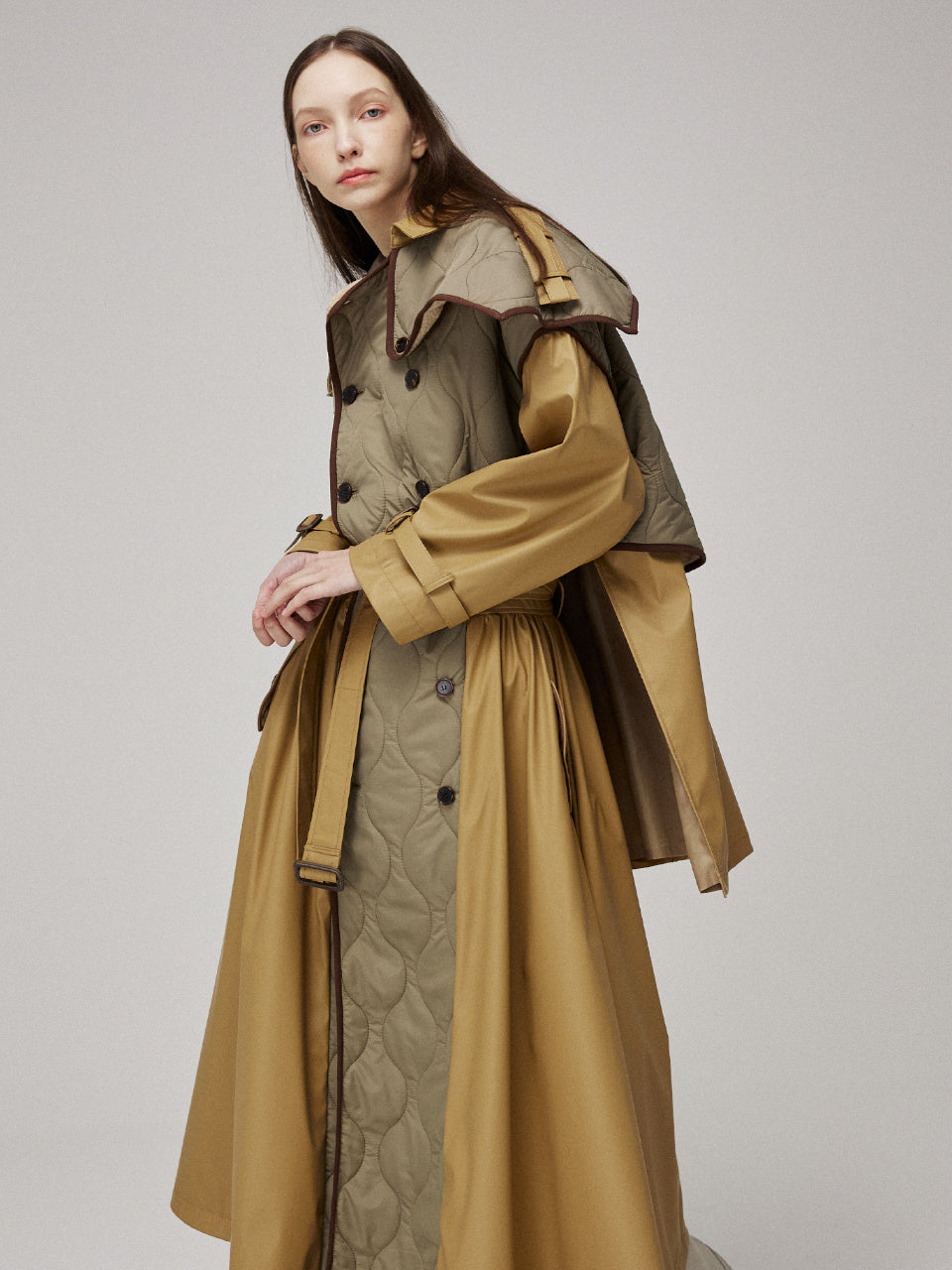 MMAM QUILTING SIGNATURE TRENCH COAT 