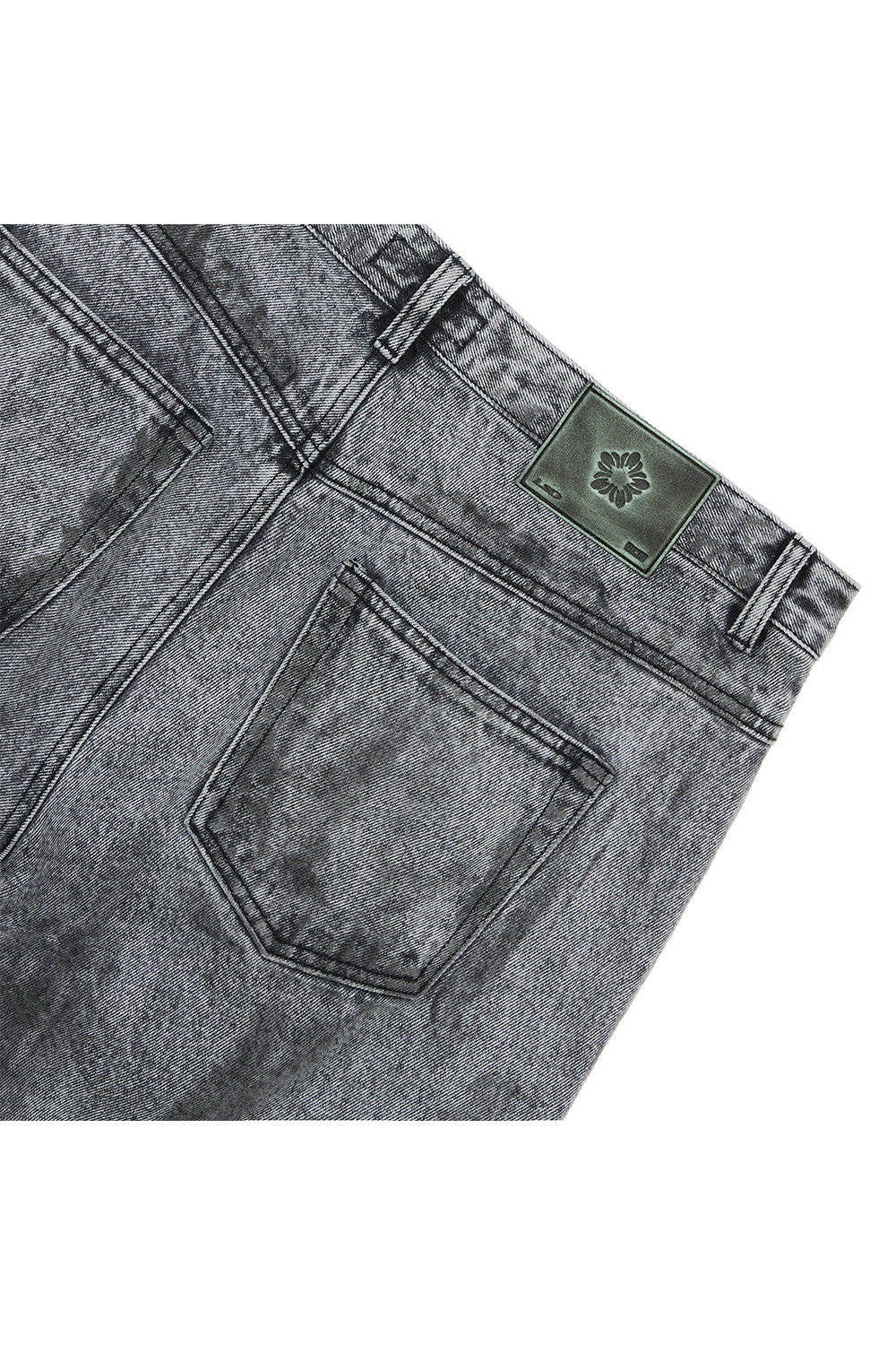 UL:KIN DIRTY WASHED CARPENTER PANTS DUSTY BLACK