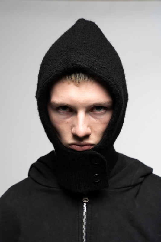 BUTTON BALACLAVA BLACK