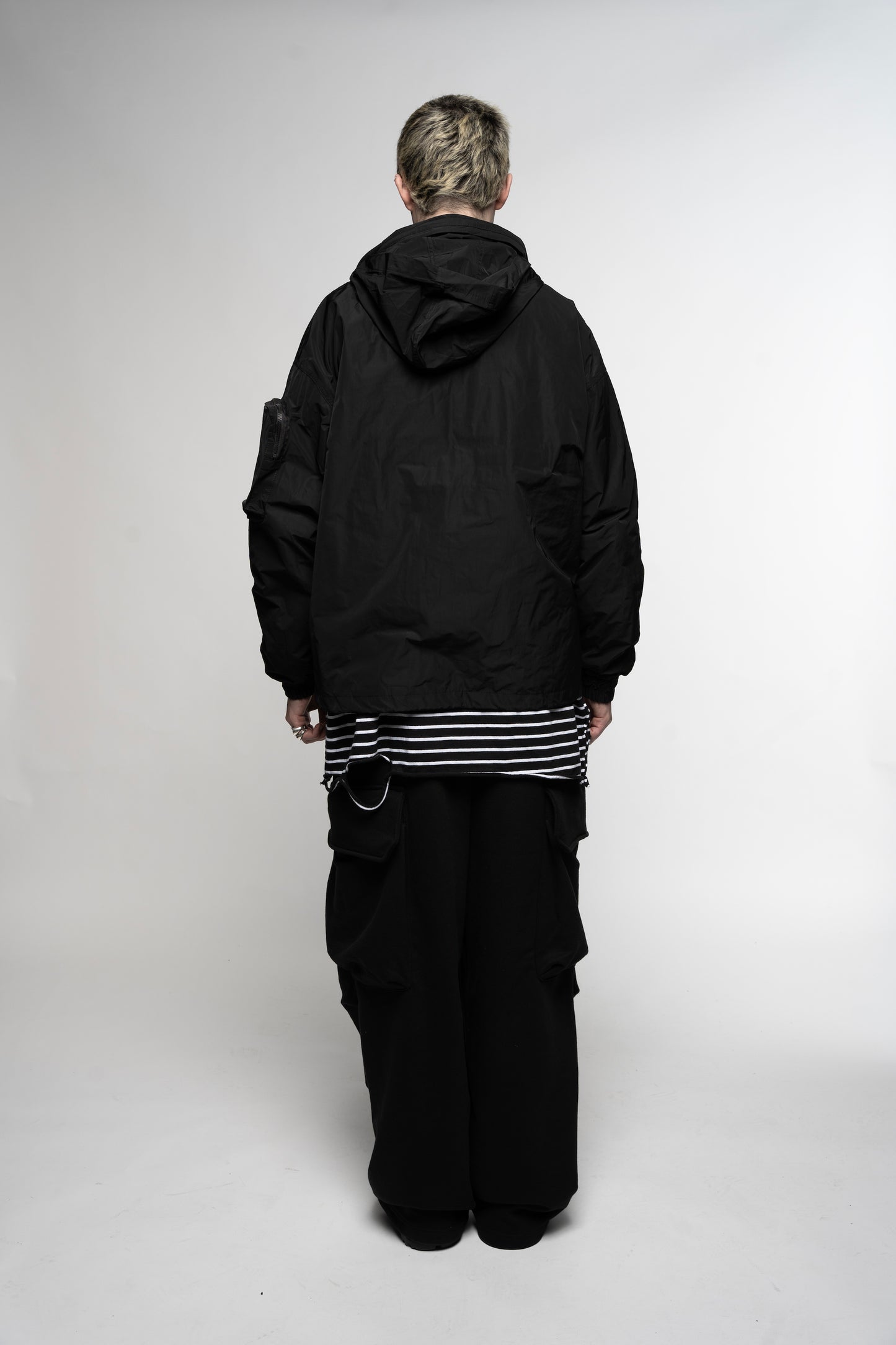 CARGO SWEAT PANTS BLACK