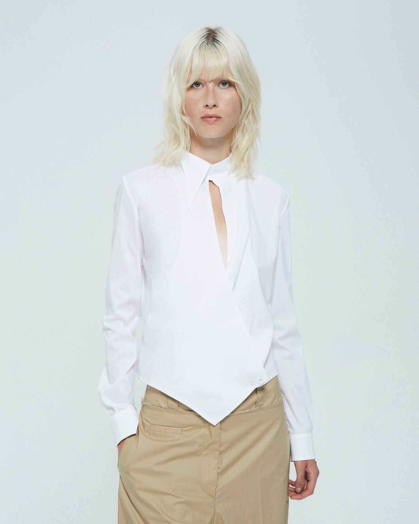 MALLONI SHIRT WITH SLIT