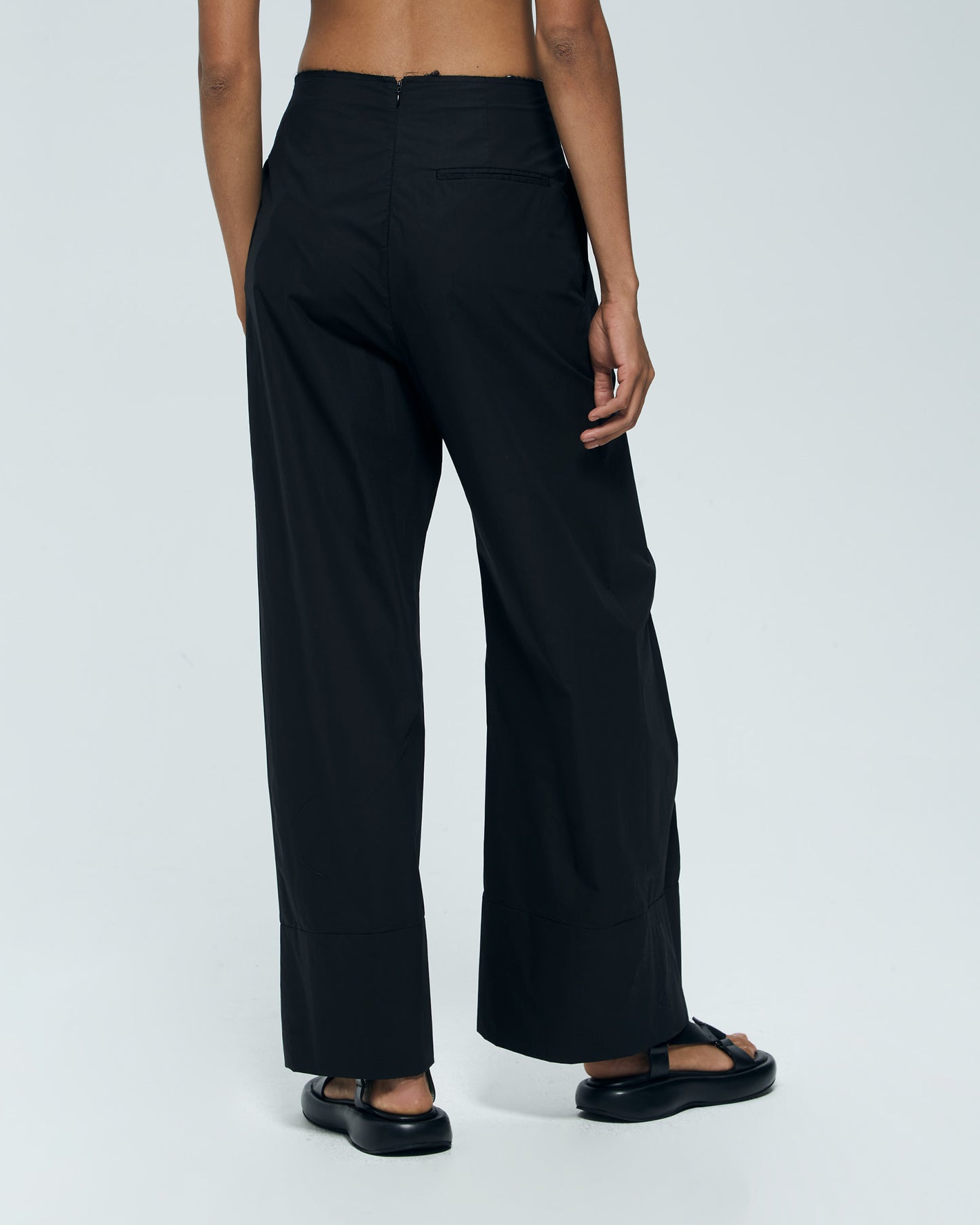 MALLONI PLEATED WIDE-LEG TROUSERS