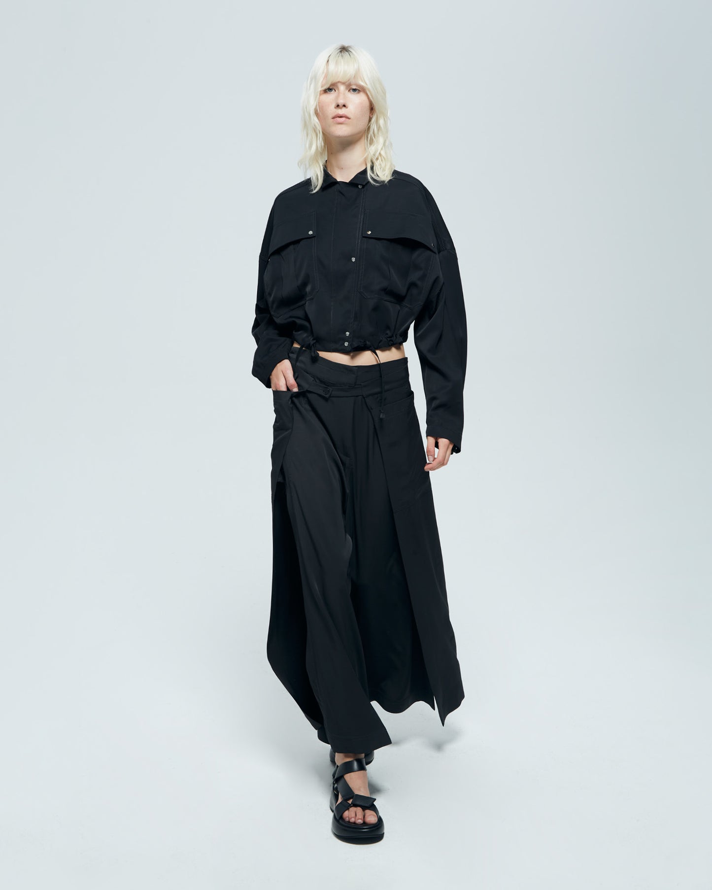 MALLONI WIDE LEG TROUSERS