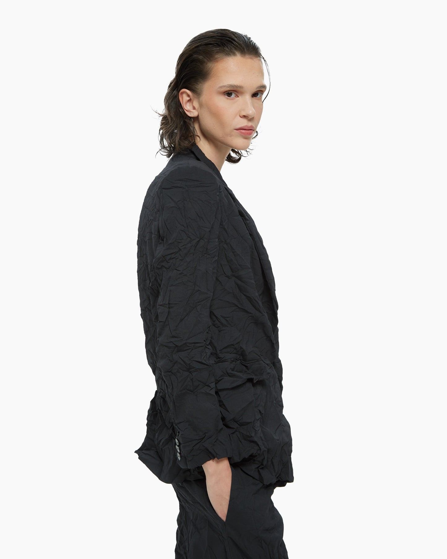 MALLONI WRINKLED EFFECT JACKET