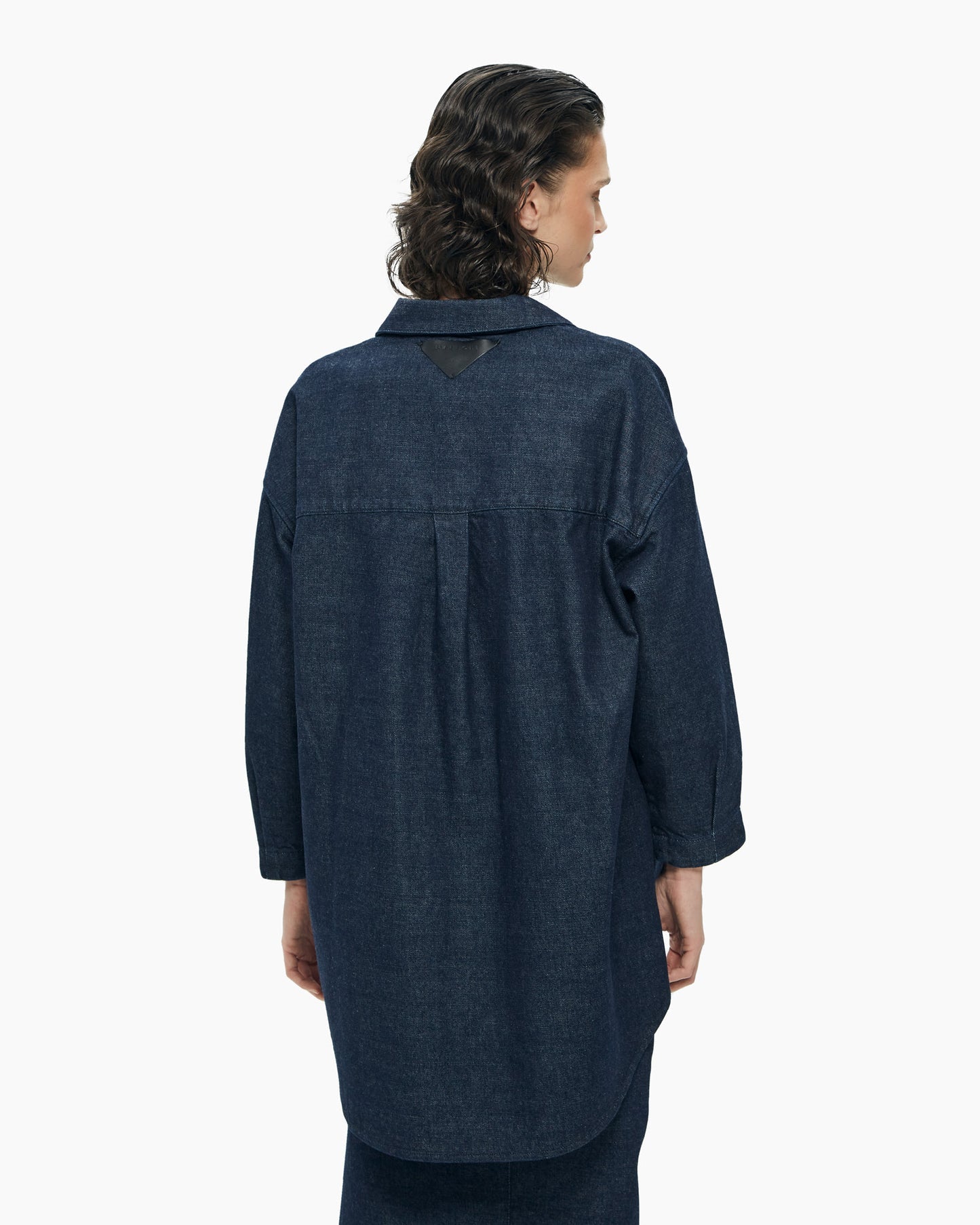 MALLONI OVERSIZED UNISEX DENIM SHIRT