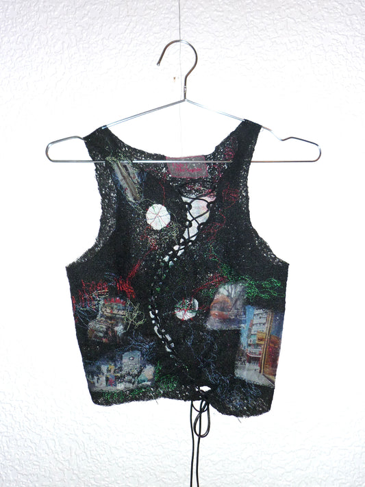 NJUTHESOPHIST YIN VEST TOP