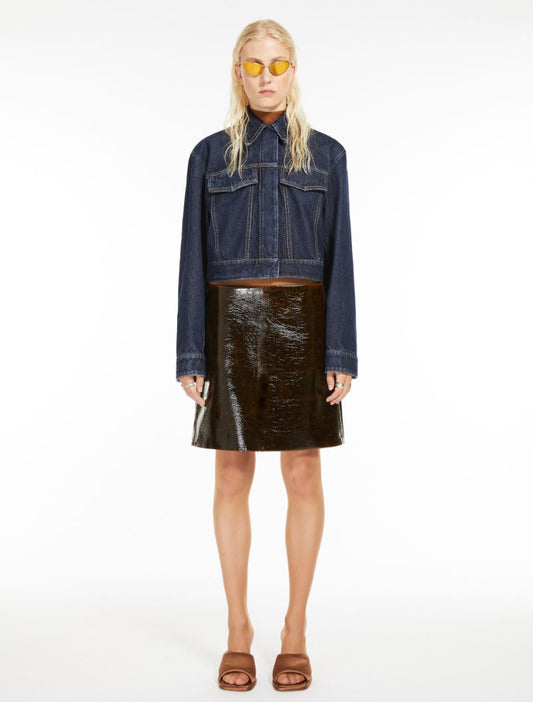 SPORTMAX SHORT DENIM JACKET