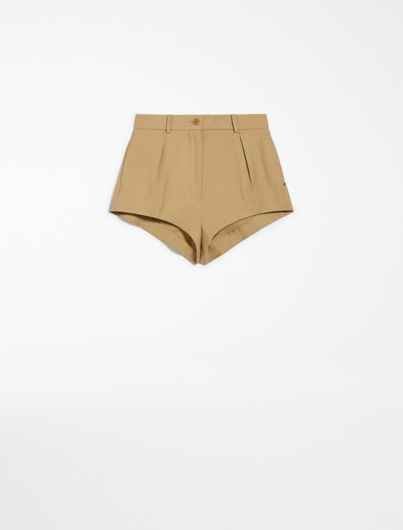 SPORTMAX VISCOSE-BLEND SHORTS