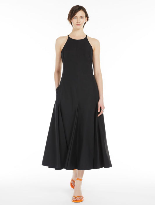 SPORTMAX LONG POPLIN DRESS