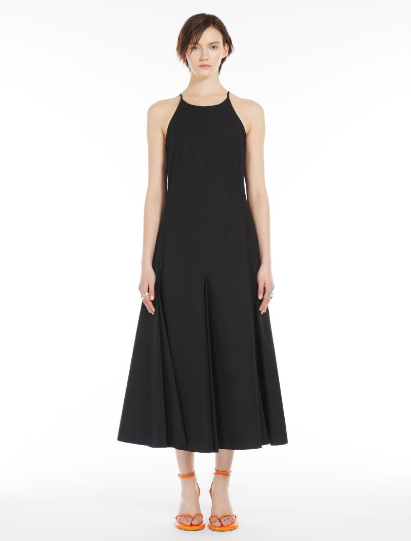 SPORTMAX LONG POPLIN DRESS