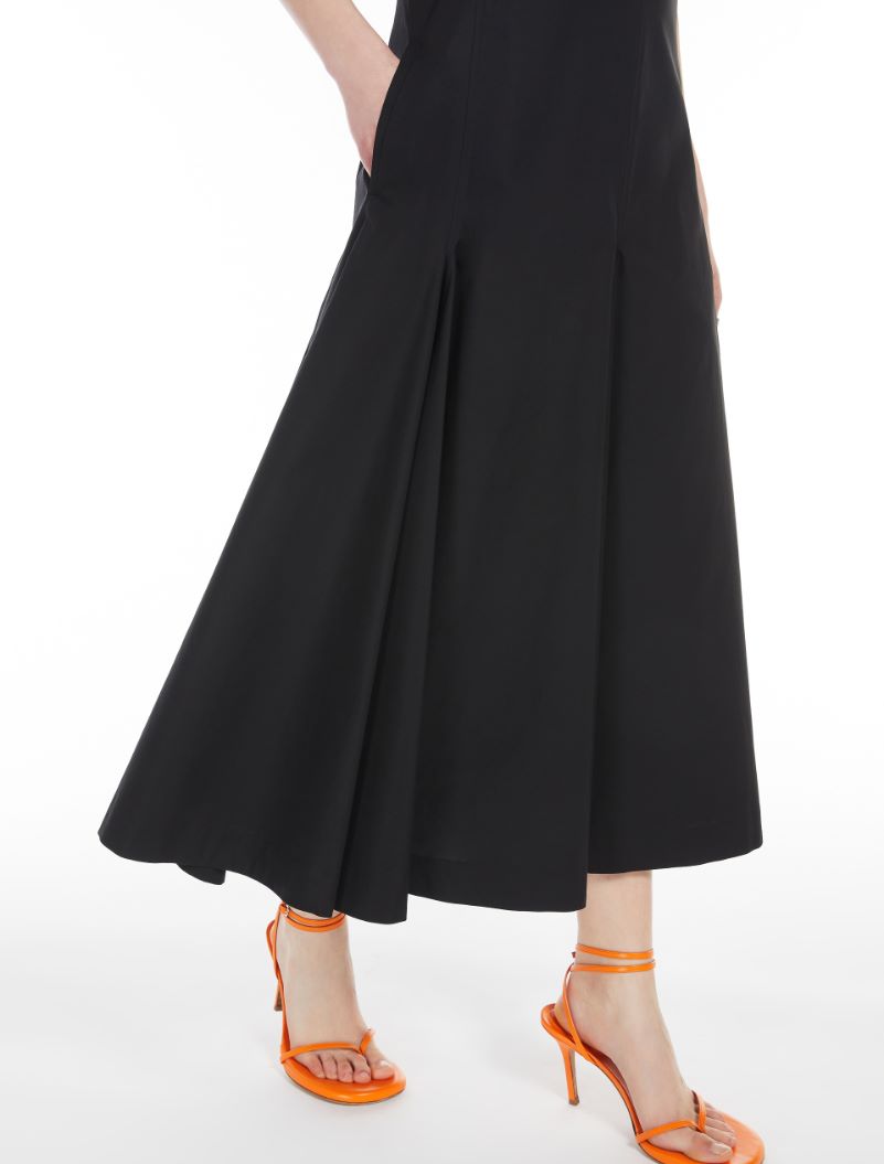 SPORTMAX LONG POPLIN DRESS