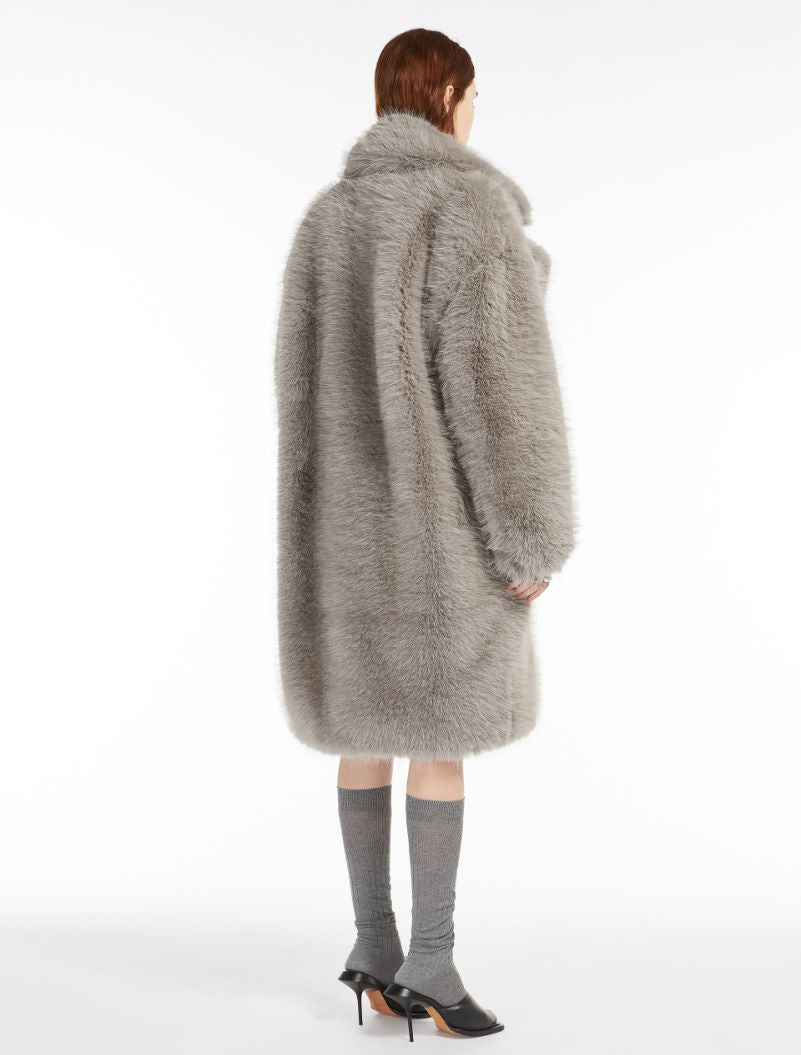 SPORTMAX FAUX FUR COAT