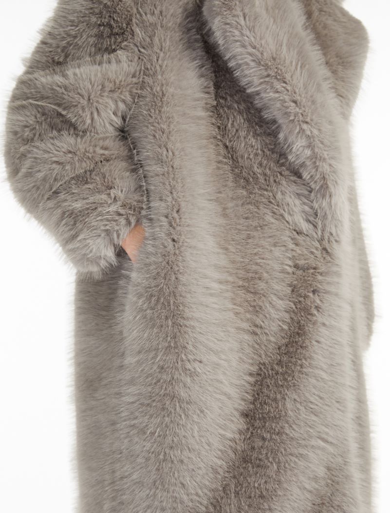 SPORTMAX FAUX FUR COAT