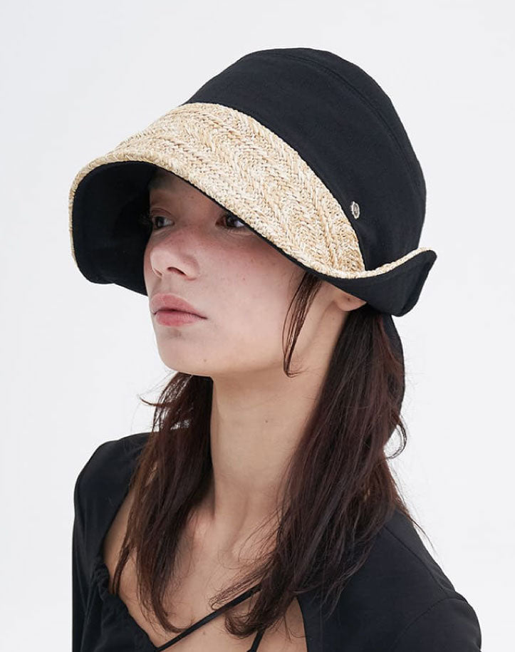 BROWN HAT ROCHA SUMMER BONNET STRAW