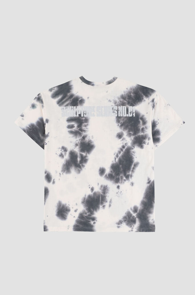 PEOPLE OF THE WORLD TIE - DYE OVERFIT T SHIRT GREY