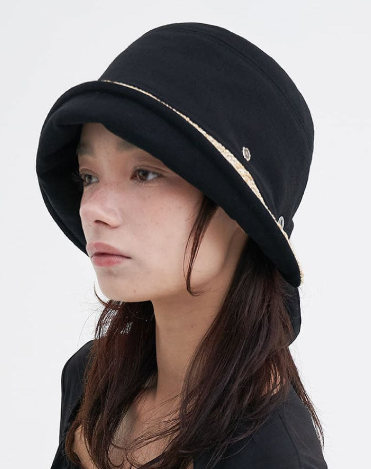 BROWN HAT ROCHA SUMMER BONNET STRAW