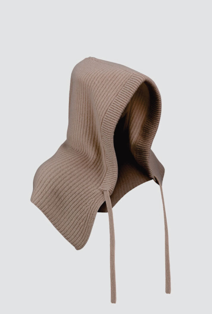 PEOPLE OF THE WORLD PURE CASHMERE 100 BALACLAVA BEIGE