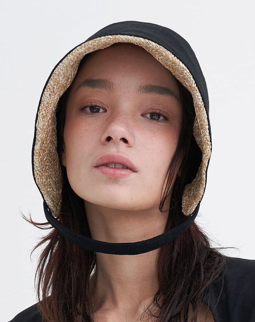 BROWN HAT ROCHA SUMMER BONNET STRAW