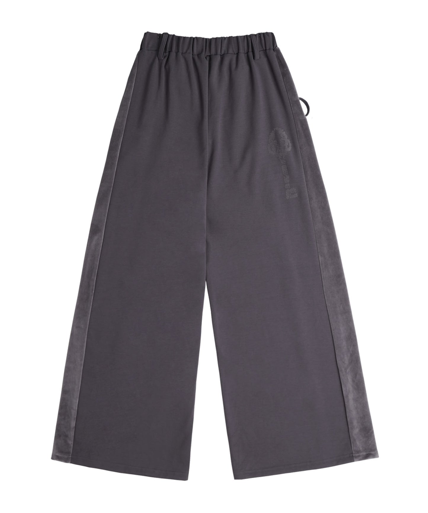 OJOS BELT WIDE SWEAT PANTS CHARCOAL