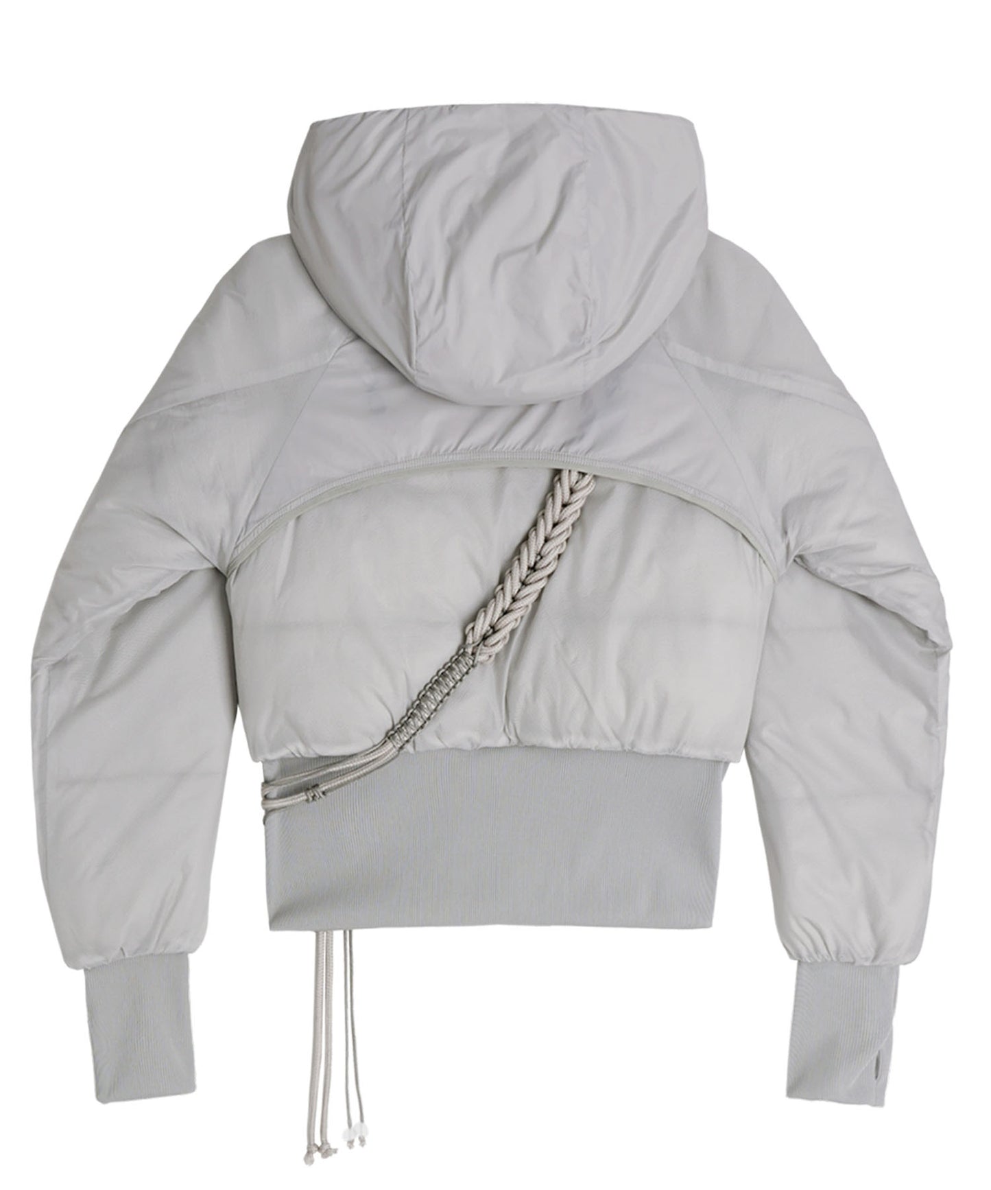 OJOS REVERSIBLE SHORT PADDED JACKET GREY