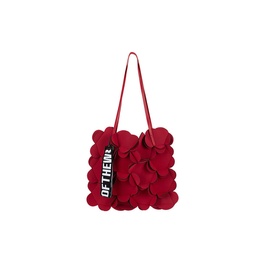 PEOPLE OF THE WORLD NEOPRENE FLOWER SHOULDER BAG